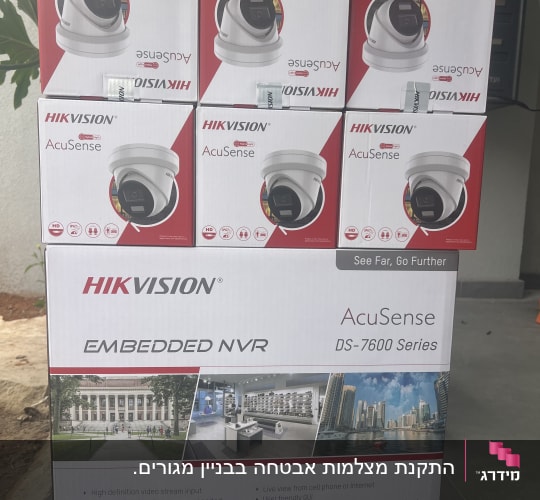 אריזות מצלמות אבטחה Hikvision AcuSense